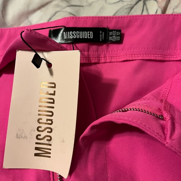 PLT Neon Pink Cigarette Pants - Picture 4 of 6